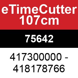 Toro eTimeCutter 107cm - 75642 (417300000 - 418178766)