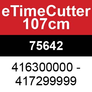 Toro eTimeCutter 107cm - 75642 (416300000 - 417299999)