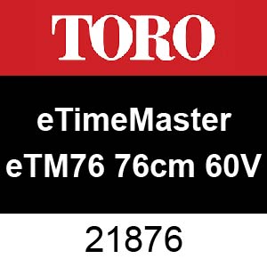 Toro eTimeMaster eTM76 76cm 60V - 21876