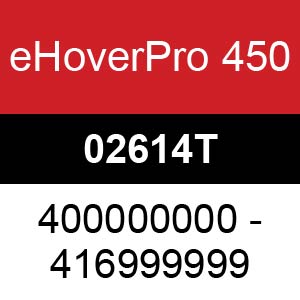 Toro eHoverPro 450 - 02614T (400000000 - 416999999)
