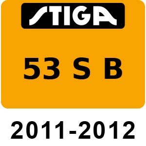 Stiga TURBO POWER 53 S B - 2011-2012 - 292166021 S12