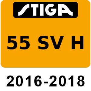 Stiga TWINCLIP 55 SV H - 2016-2018 - 294563038 S16