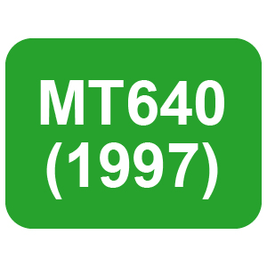 Viking MT640 (1997) Ride On Mower Parts