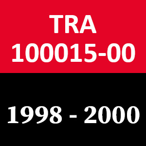Westwood S1600 Manual Tractor Belts (1998 - 2000) - Code TRA100015-00