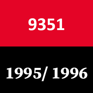 Westwood 1012 Tractor Belts (1995/ 1996) - Code 9351