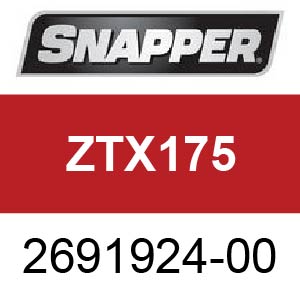 ZTX175 2691924-00 Zero Turn Mowers