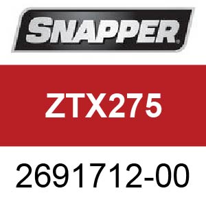 ZTX275 2691712-00 Zero Turn Mowers