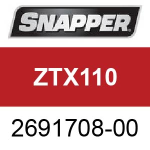 ZTX110 2691708-00 Zero Turn Mowers