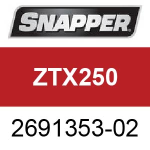 ZTX250 2691353-02 Zero Turn Mowers