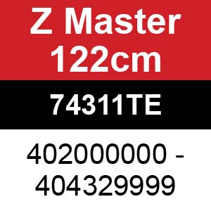Toro Z Master 122cm - 74311TE (402000000 - 404329999)