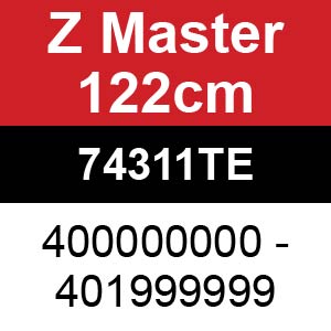 Toro Z Master 122cm - 74311TE (400000000 - 401999999)