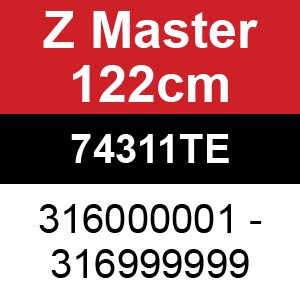Toro Z Master 122cm - 74311TE (316000001 - 316999999)