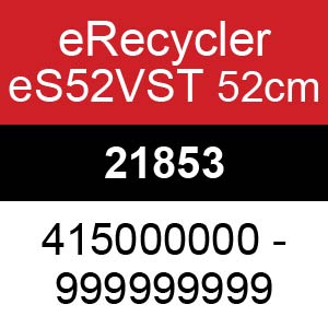 Toro eRecycler eS52VST 52cm - 21853 (415000000 - 999999999)