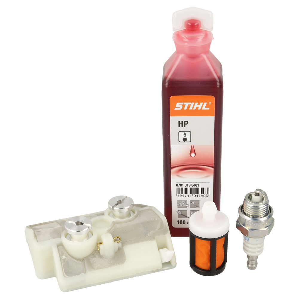 Genuine Stihl Service Kit & Oil (Air filter cover has a screw thread)