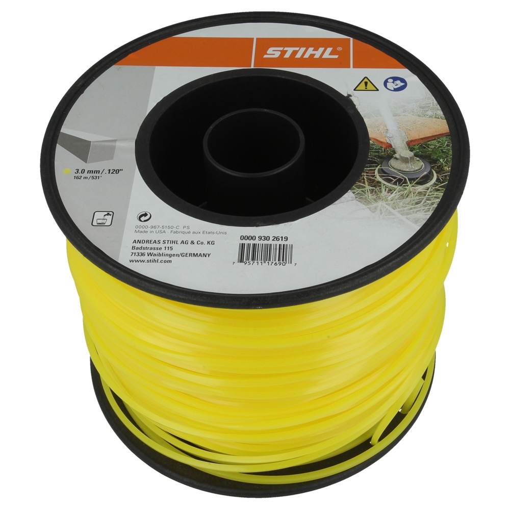 Line square Ø 3.0 mm x 162 m yellow