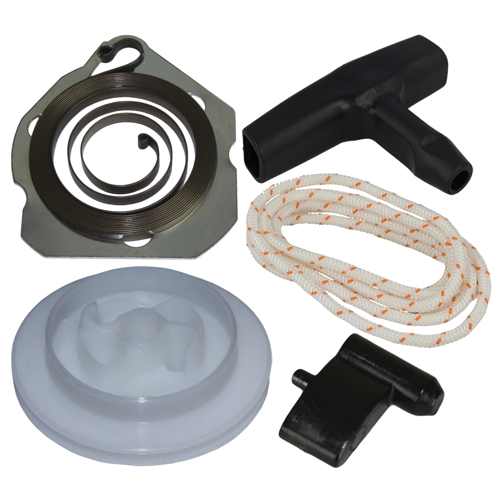 Recoil Repair Kit (Pulley, Spring, Pawl, Handle, Rope)