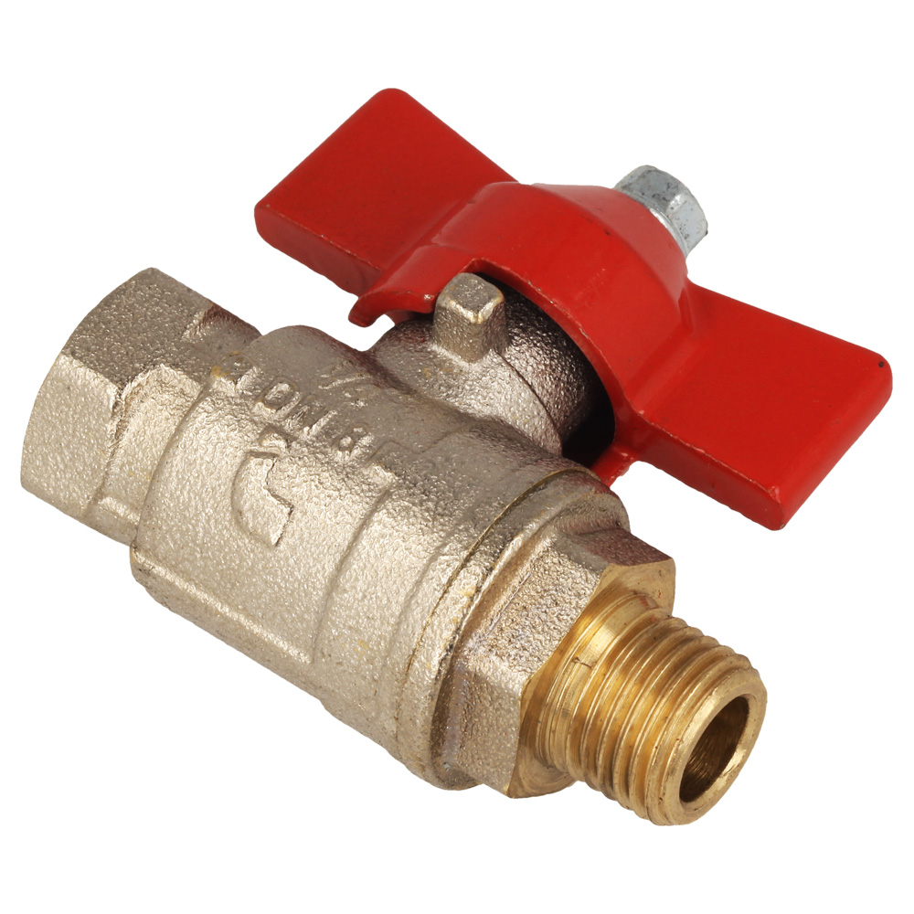 [8] - Tee Ball Valve 1/4