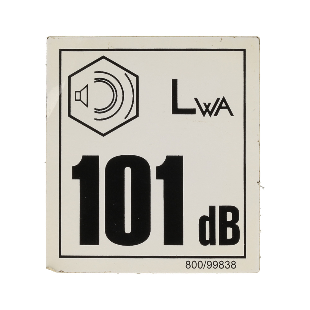 [9] - Decal Niose 101 Db (A)