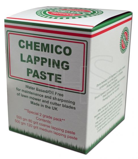 Genuine Chemico Back Lapping Paste 2 Pack 80 Coarse & 120 Grit Medium, 500g Tub
