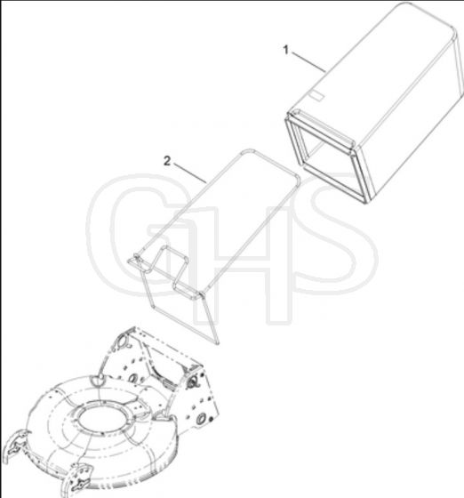 Hayter R53S - 448E (448E290000001 - 448E290000999) - Bag Assy