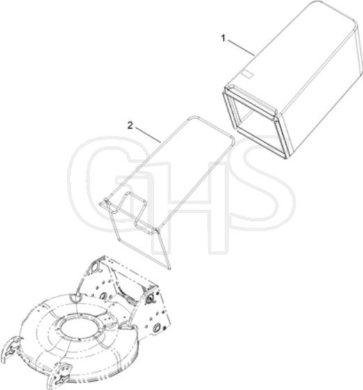 Hayter R53S - 448E (448E290001000 - 448E290999999) - Bag Assy
