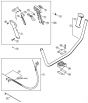 Genuine Stihl KM55 C-E / U - Bike handle