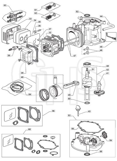 S461 PD - 2010-2011 - 299482143/M10 - Mountfield Rotary Mower WBE0702 Cylinder Diagram