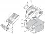 M60 PD ES - 2008 - 292552523/UM8 - Mountfield Rotary Mower Grass Bag Diagram