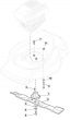 HP183 - 2014 - 299194623/SF - Mountfield Rotary Mower Blade Diagram
