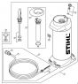 Genuine Stihl TS360 / Q - Pressurized water tank