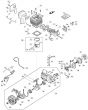 MC 3720 - 2015-2022 - 228116013/M15 - Mountfield Chainsaw Engine Diagram
