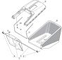 S461R HP - 2009 - 294486043/UM9 - Mountfield Rotary Mower Grass Bag Diagram