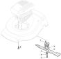 S461R PD - 2019-2023 - 299489043/M19 - Mountfield Rotary Mower Blade Diagram