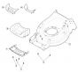 HW531 PD - 2016-2018 - 294556843/M16 - Mountfield Rotary Mower Mask Diagram