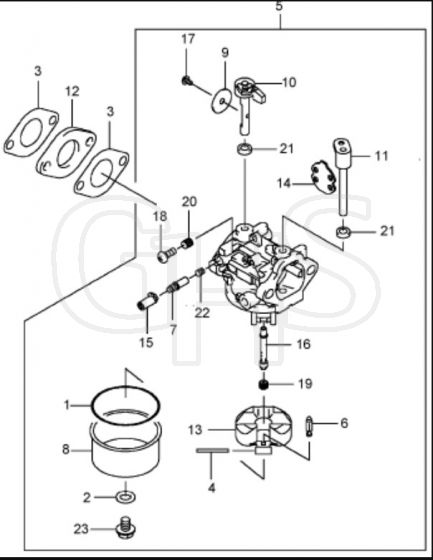 Hayter 21 Inch Heavy Duty - 455E (455E290000001 - 455E290999999) - Carburetor Assembly