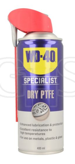 Genuine WD-40 Specialist Dry PTFE, 400ml Aerosol