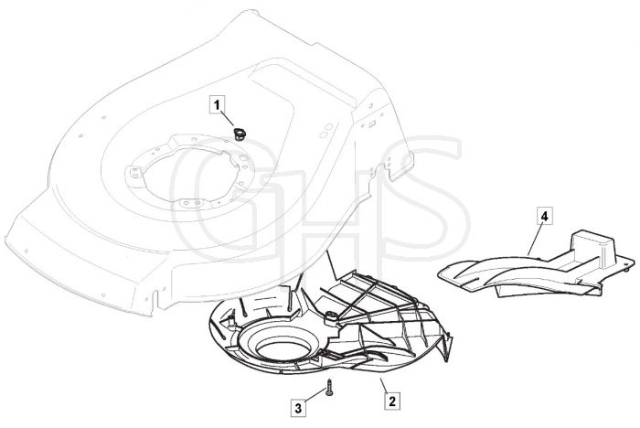 HW512 PD BBC - 2010 - 299538838/M10 - Mountfield Rotary Mower Belt Protection Diagram