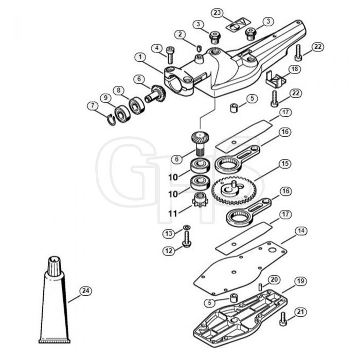 Genuine Stihl HL-KM 0 / D - Gear head 0° Genuine Stihl HL-KM 0 / D - Gear head 0°