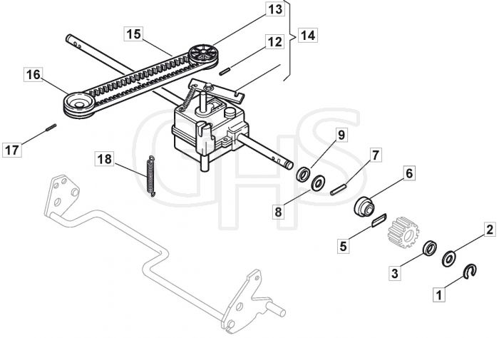 M5510 PD ES - 2009 - 292552543/M09 - Mountfield Rotary Mower Transmission Diagram