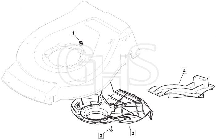 MTF 4820 PD - 2013 - 299486023/MTF - Mountfield Rotary Mower Belt Protection Diagram