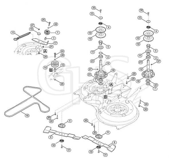 Genuine Stihl RT5097.0 C / M - Blade drive