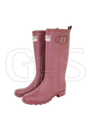 Town & Country Burford Aubergine Size 4 Wellington Boots - TFW5820