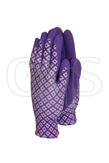 Town & Country Flexigrip Gloves Purple Medium - TGL123M