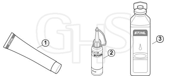 Genuine Stihl TS440 / W - Miscellaneous lubricants and greases