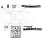 1436H - 2005 - 13-2652-15 - Mountfield Ride On Mower Labels Diagram