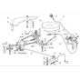 1436M - 2004 - 13-2651-14 - Mountfield Ride On Mower Deck Engagement Diagram
