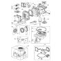 1436M - 2011-2013 - 2T0320483/M10 - Mountfield Ride On Mower Engine - ST. TRE0701 Diagram