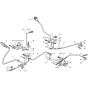 1440M - 2004-2005 - 299911333/MOU - Mountfield Ride On Mower Controls Diagram