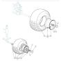 1636H - 2007 - 13-2624-12 - Mountfield Ride On Mower Wheels Diagram