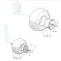 1636H - 2006 - 13-2679-11 - Mountfield Ride On Mower Wheels Diagram